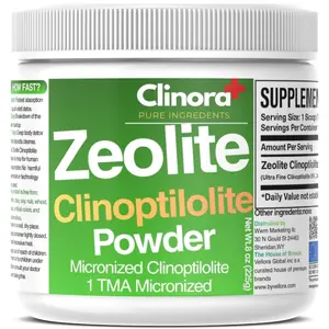 Zeolite Detox Powder | Ultra FINE Less-Than 1 µm | Clinoptilolite 95% | High Purity | for Full Body Cleanse, Gut Health, Energy, Immune & pH Support | Natural Mineral | 8oz (225 g)