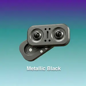 Magnetic Metal Haptic Fidget Slider - Free-Floating EDC Toy, ADHD Stress Reliever & Anxiety Focus Aid, Unique Party Favor Novelty Gadget for Adults, Fidgets
