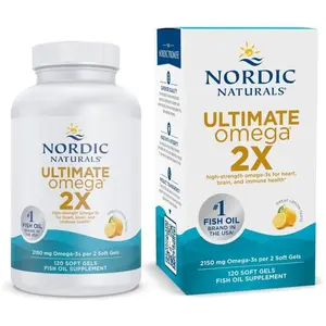 Nordic Naturals Ultimate Omega 2X Lemon 120 Softgels