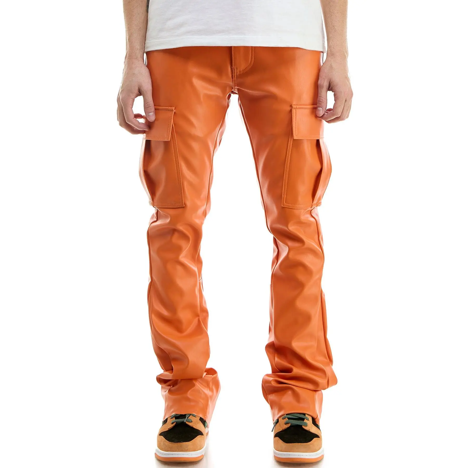 KNB3330 Orange | KDNK Burnt Orange Skinny Stretch Jeans
