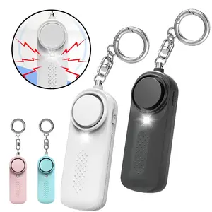 Personal Alarm Pocket Alarm Keychain for Women with 130 dB Emergency Safesound Personal Security Alarm Keyring with LED Light, Police Approved Alarm for Children, Women, Older Students