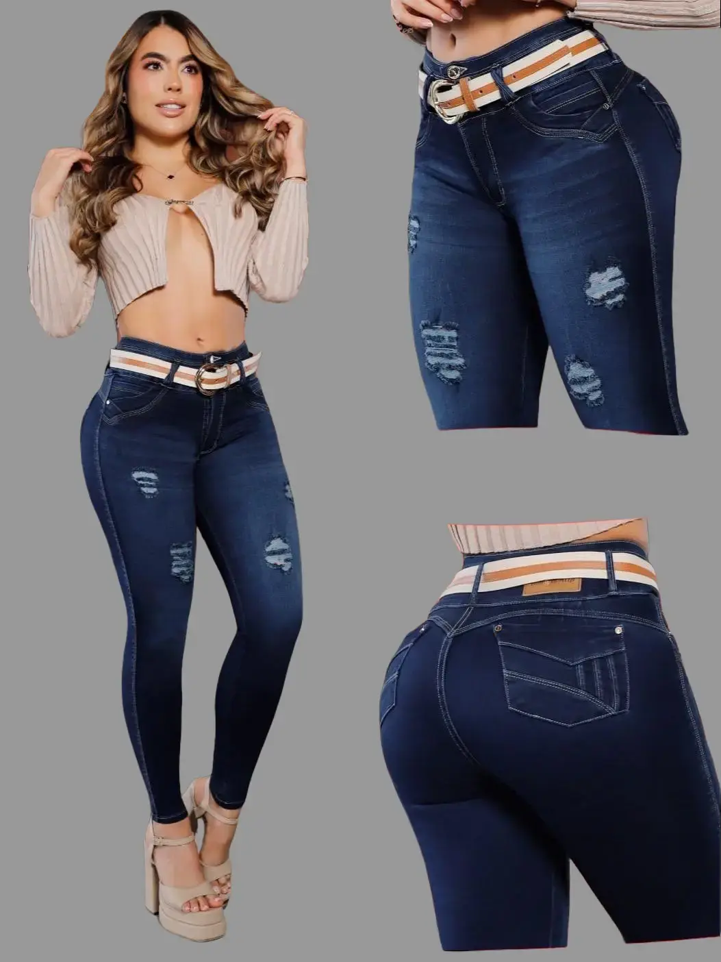 COLOMBIAN BONBONUP WOMAN'S JEANS BUTT LIFTER