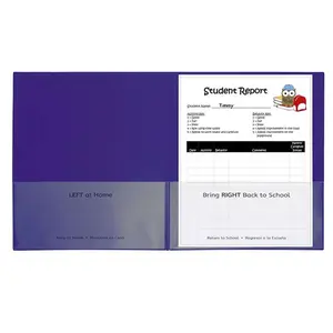 C-Line Products  25CT Classroom Connector Folders- Purple