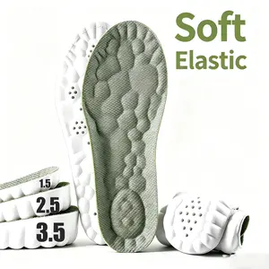 Height Boosters 4D Cloud Insoles for Men Women, Soft Memory Foam Height Increasing Shoe Inserts, Shock Absorption Anti Fatigue Breathable Orthotic Sports Insoles for Foot Pain Relief