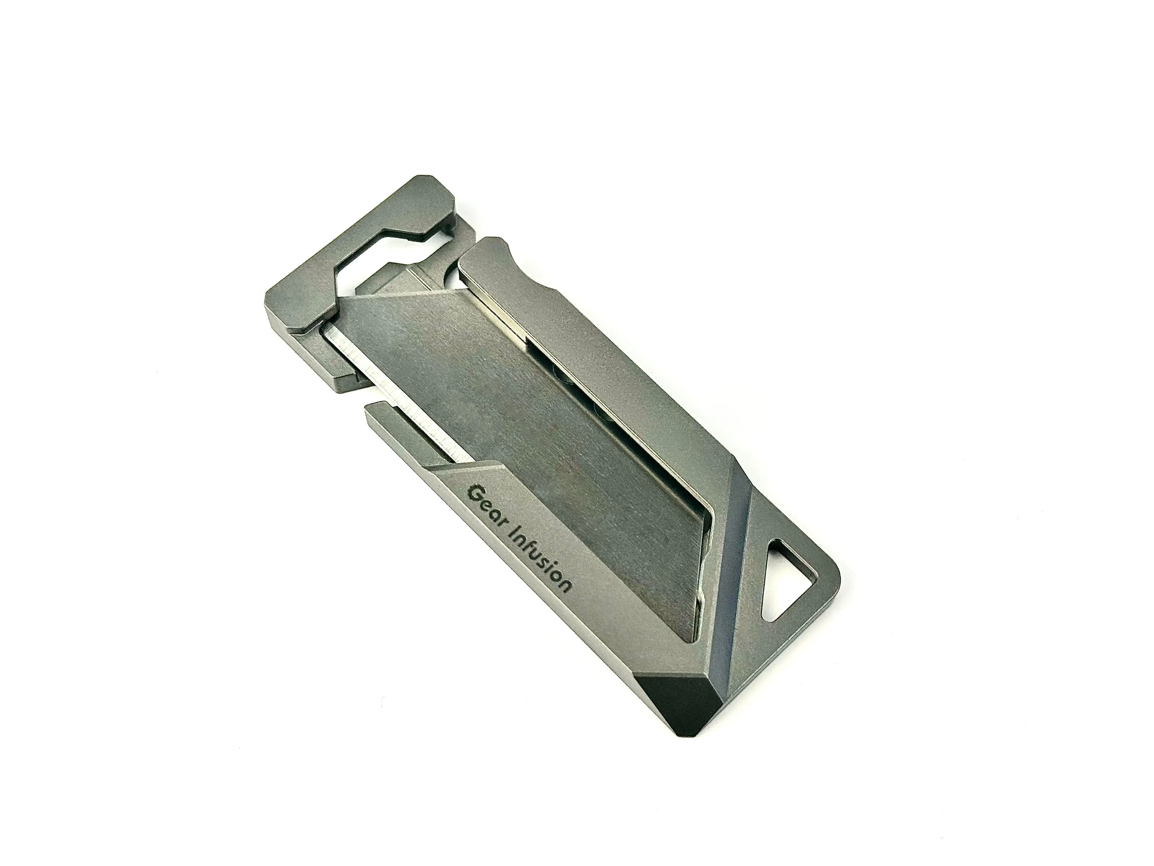 Titanium EDC Utility Knife – Lightweight Retractable Box Cutter for Everyday Carry