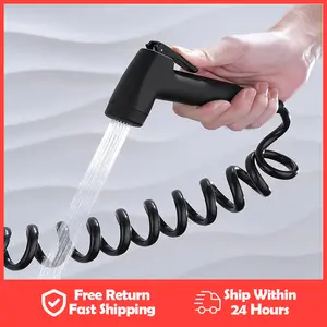 Toilet Douche Bidet Head Handheld Hose Spray Sanitary Shattaf Kit Shower Handheld Toilet Bidet Faucet Sprayer Shower Nozzle