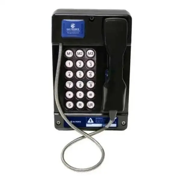 Gai-Tronics 212-02-5028-B00 5 Analogue Steel Cord 18 Button Atex Noise Cancelling Handset Telephones
