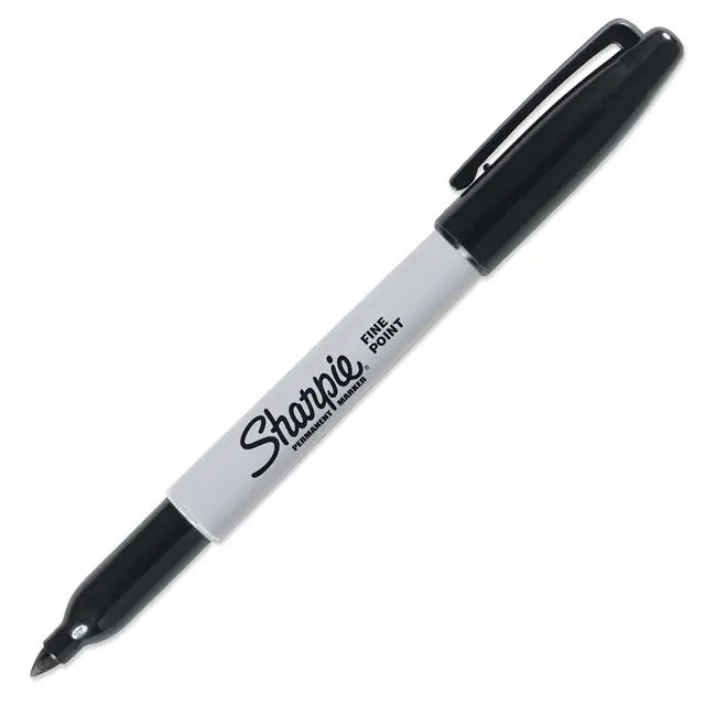 Fine-Tip Sharpie (Black) 1 Plastic Pen Fine-Tip Sharpie (Black) 1 Plastic Pen