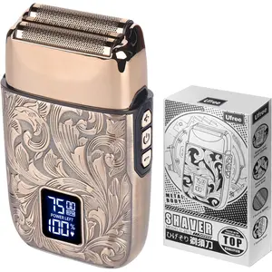 Ufree Close Shave Electric Foil Shavers for Men, 3-Speed Electric Razor, Bald Head Shavers, Face Shaving Beard Trimmer with LCD Display, Gifts for Men