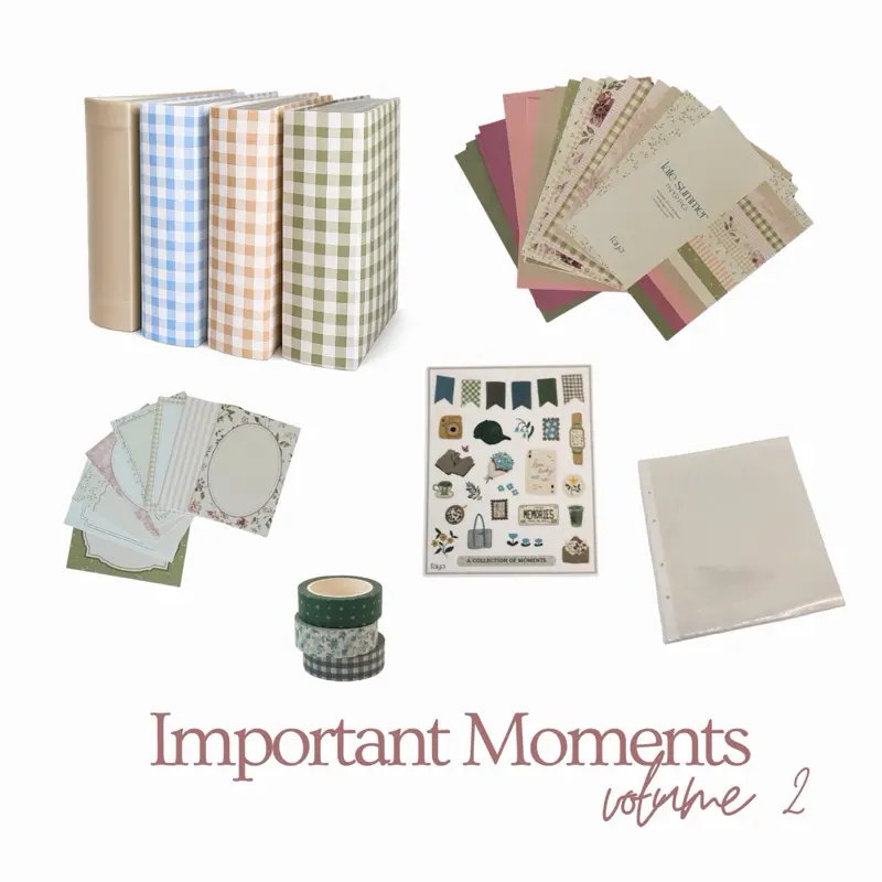 Scrapbook Kit for Capturing Important Moments, Vol. 2