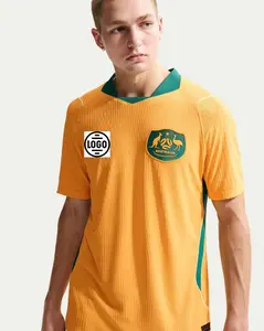 Personalized Full Set Australia Soccer Jersey World Cup 2026, Custom Name Number Logo National Soccer Jersey F