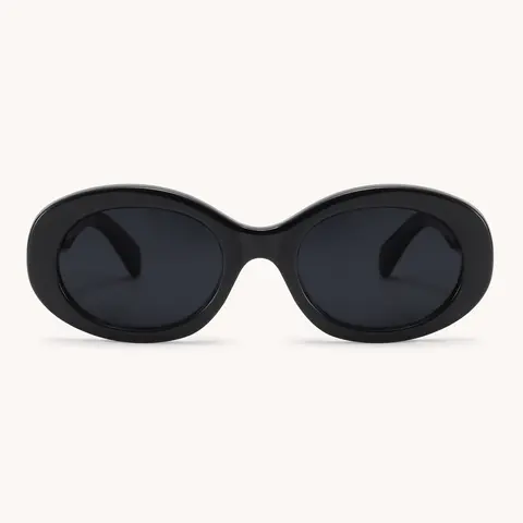 LUMENTRIBE Unisex Classic Oval Full Rim Sunglasses - Polycarbonate UV400 UV Blocking Shades, Lightweight Durable Trendy Streetwear Casual Style Eyewear, Stylish Summer Accessories