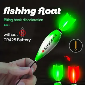 High-Visibility Fish Float with Color-Changing Light, Suitable for Low-Light Environments, Ideal for Rock Fishing and Night Use, Fishing Equipment