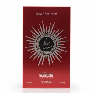SERIS Royal Bourbon Eau de Parfum - Unisex Oriental Woody Fragrance with Cinnamon Vanilla Cedar Notes for Men & Women, Long-lasting Eau de Parfum, Made in UAE, 100 mL