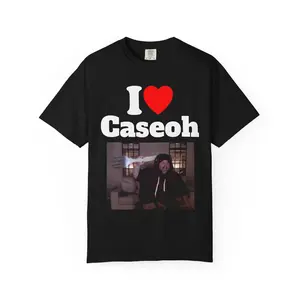 I Heart Caseoh T-shirt | Fan Tee, Black Graphic Shirt
