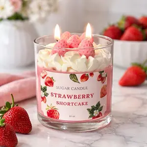 Strawberry Shortcake Scented Candle