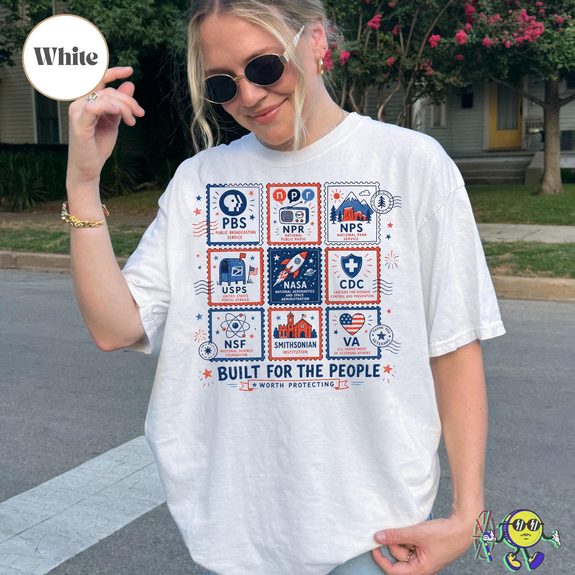 Vintage Stamps Democracy Shirt, Protect Democratic Institutions Fourth Of July Graphic Tee Print Tee, Andrew Clothings
