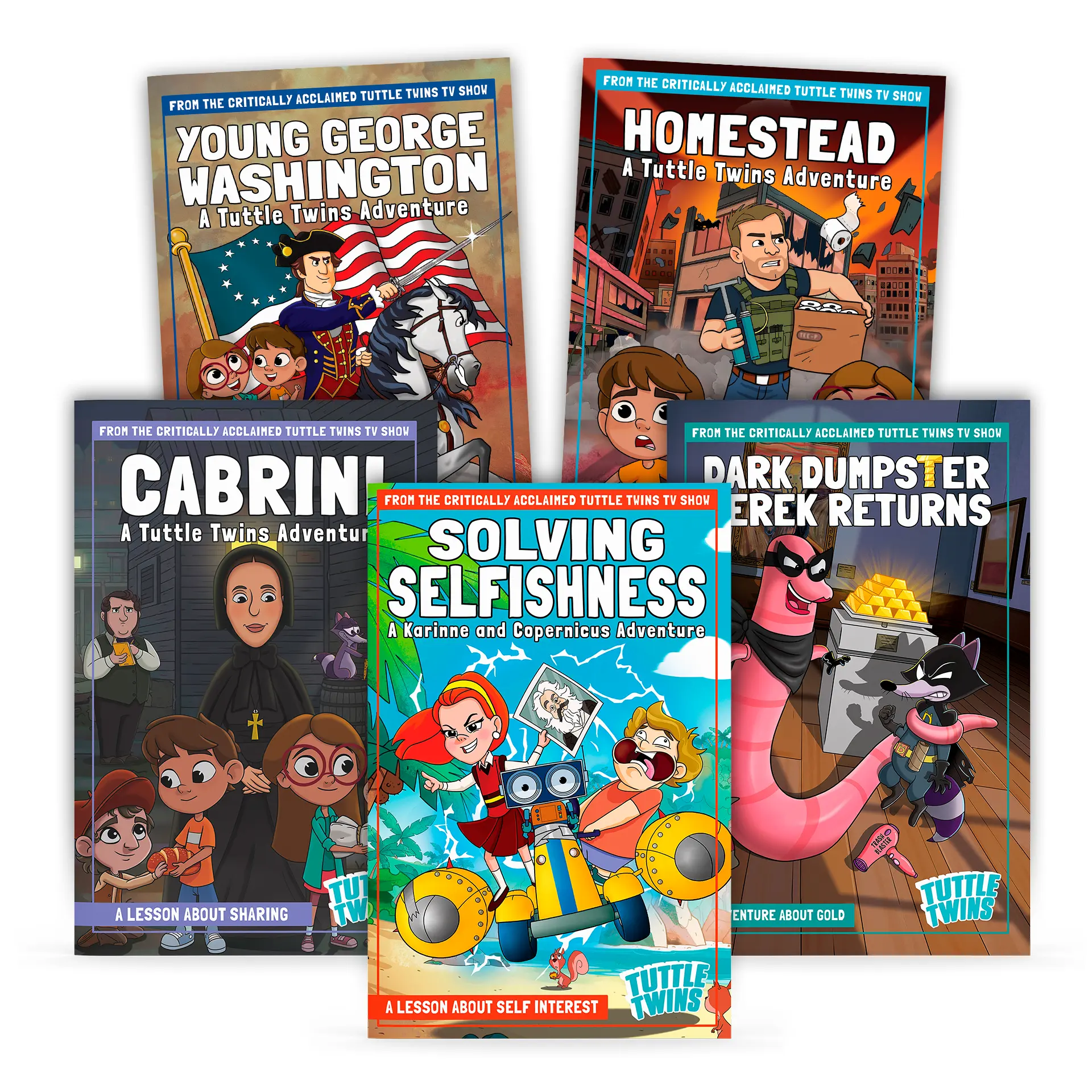 Tuttle Twins 5 Comic Book Bundle
