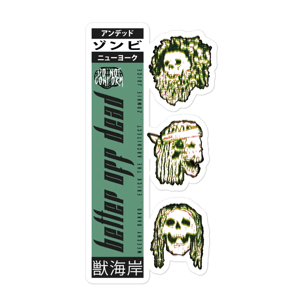 (1AD) ZOMBIES Stickers
