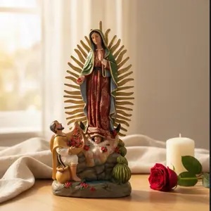 Lady Guadalupe with Juan Diego