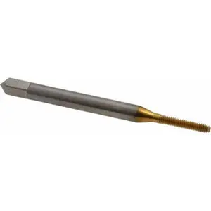 Balax Thread Forming Tap - #1-64 UNC, 3B Fit Class, Bottoming Style, High-Speed Steel, Titanium Nitride Coated, 3/8" Thread Length, 1.6875" OAL, H2, Series BXB 10122-01T