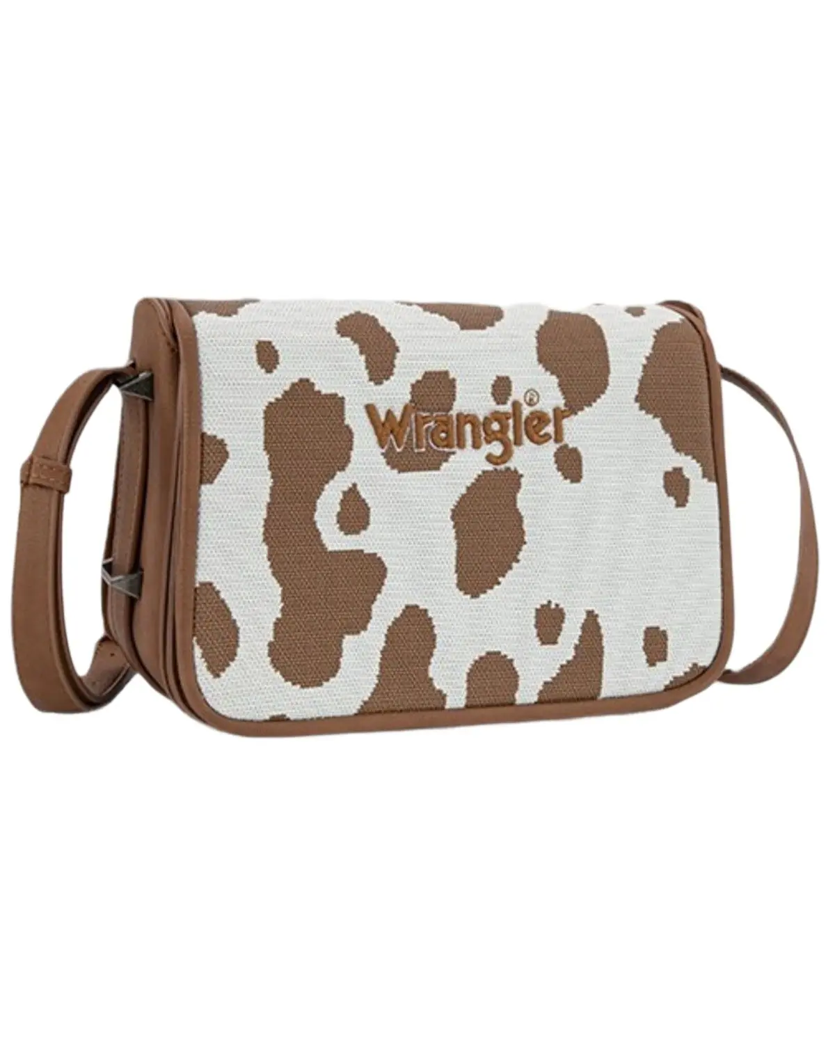 Wrangler Women's Women'S Cow Print Crossbody Bag - Wg301-1833Br
