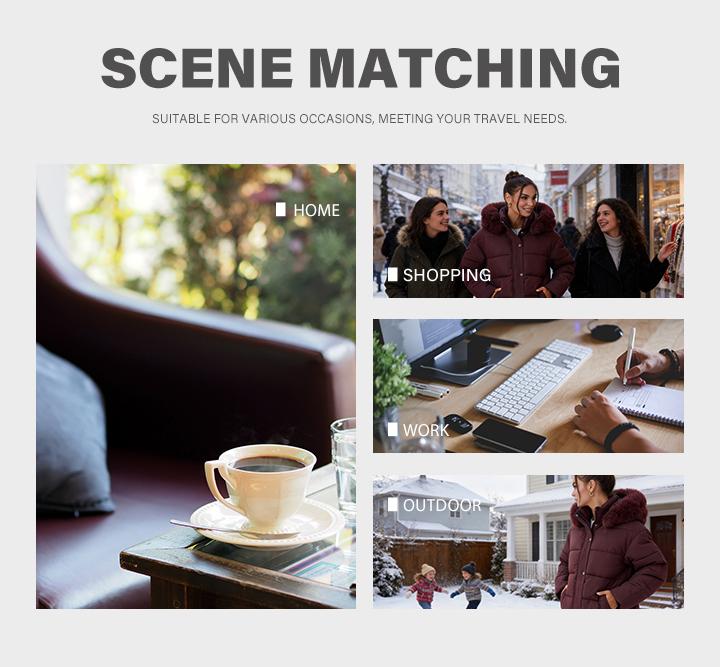 KatchMe Women's Cozy Fluffy Hooded Zip-Up Belt Decor Cotton Coat, Classy Solid Color Mid-Length Outfit, Fall & Winter Outerwear Jacket (US)