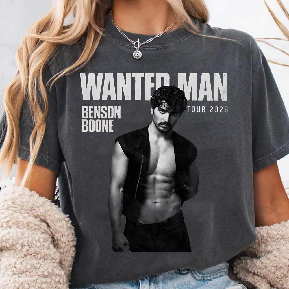 B.B Wanted Man Concert Tour 2026 T-Shirt, Retro Graphic tee for friend, fans shirt - scs17395