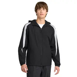 Custom Embroidery or DTF Print - Sport-Tek ®  Fleece-Lined Colorblock Jacket. JST81