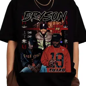BRYSON TILLER Unisex Vintage 90s Style Retro Shirt
