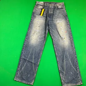 RHUDE Authentic Wide Leg Denim Indigo Jeans Mens Size 36 MSRP:$795.00