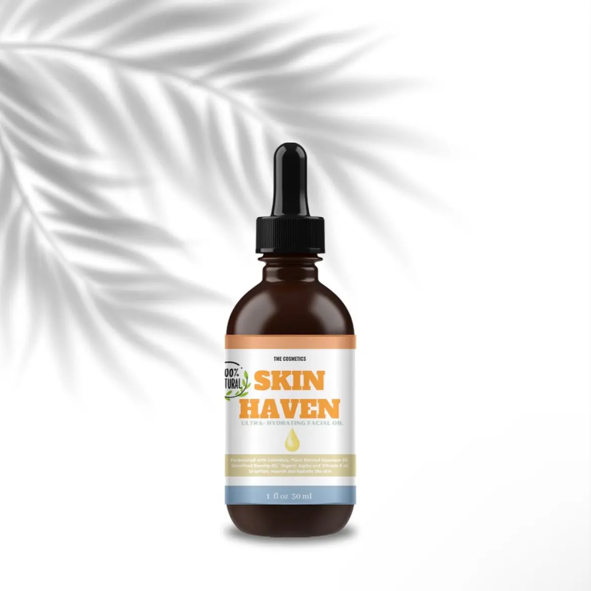 Skin Haven Ultra Hydrating Facial Oil Skincare with Squalene Oil, Jojoba Oil, Rose-hip oil and Calendula