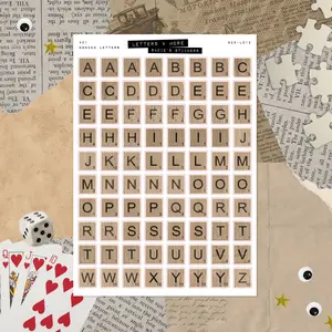 Wooden Tile Letters • Letters & More