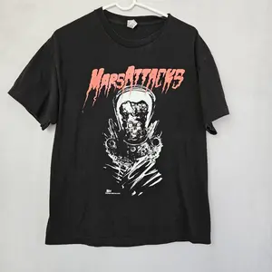 Vintage Mars Attacks Sci Fi T-Shirt Sweatshirt Hoodie