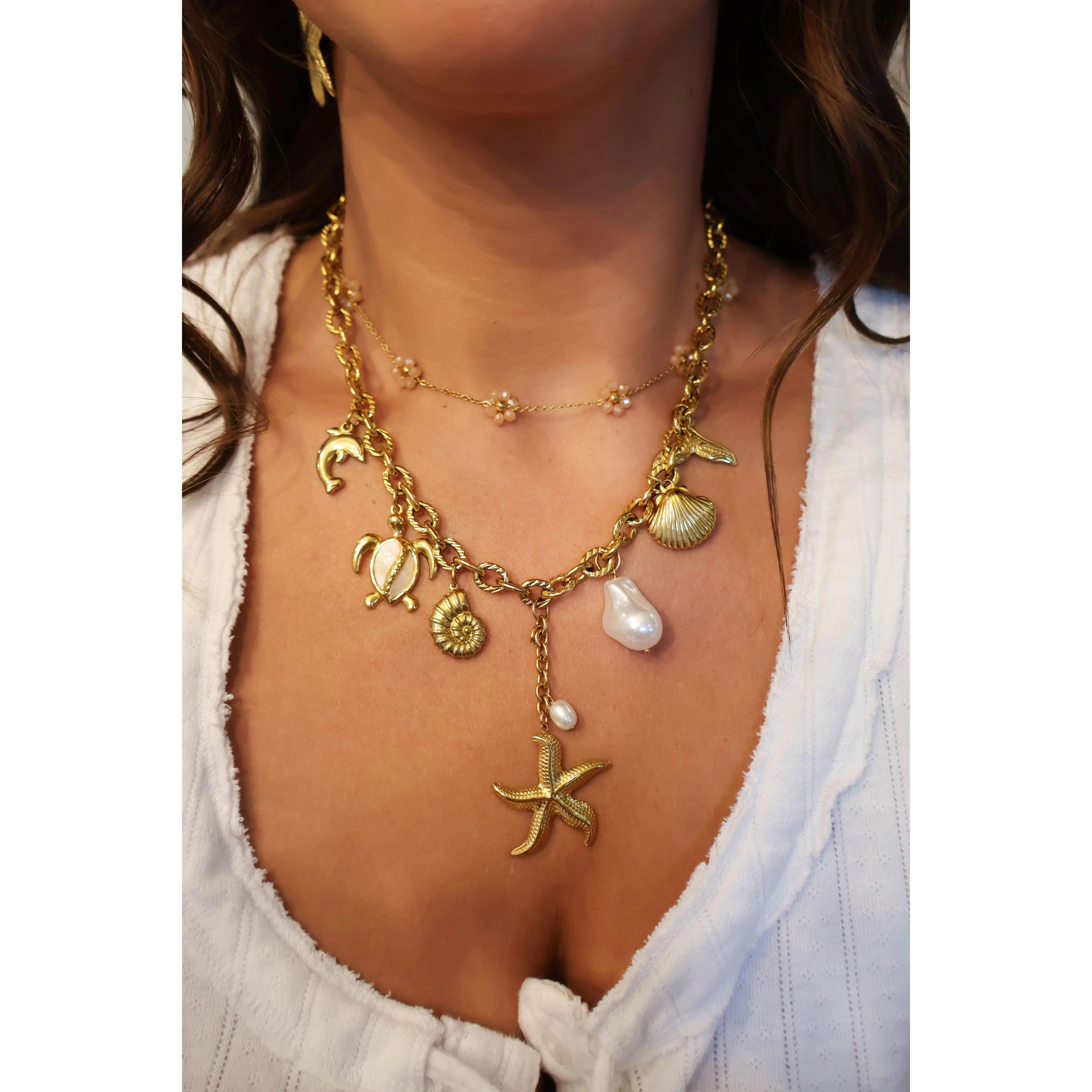 Beachy Zaana Custom Charm Necklace