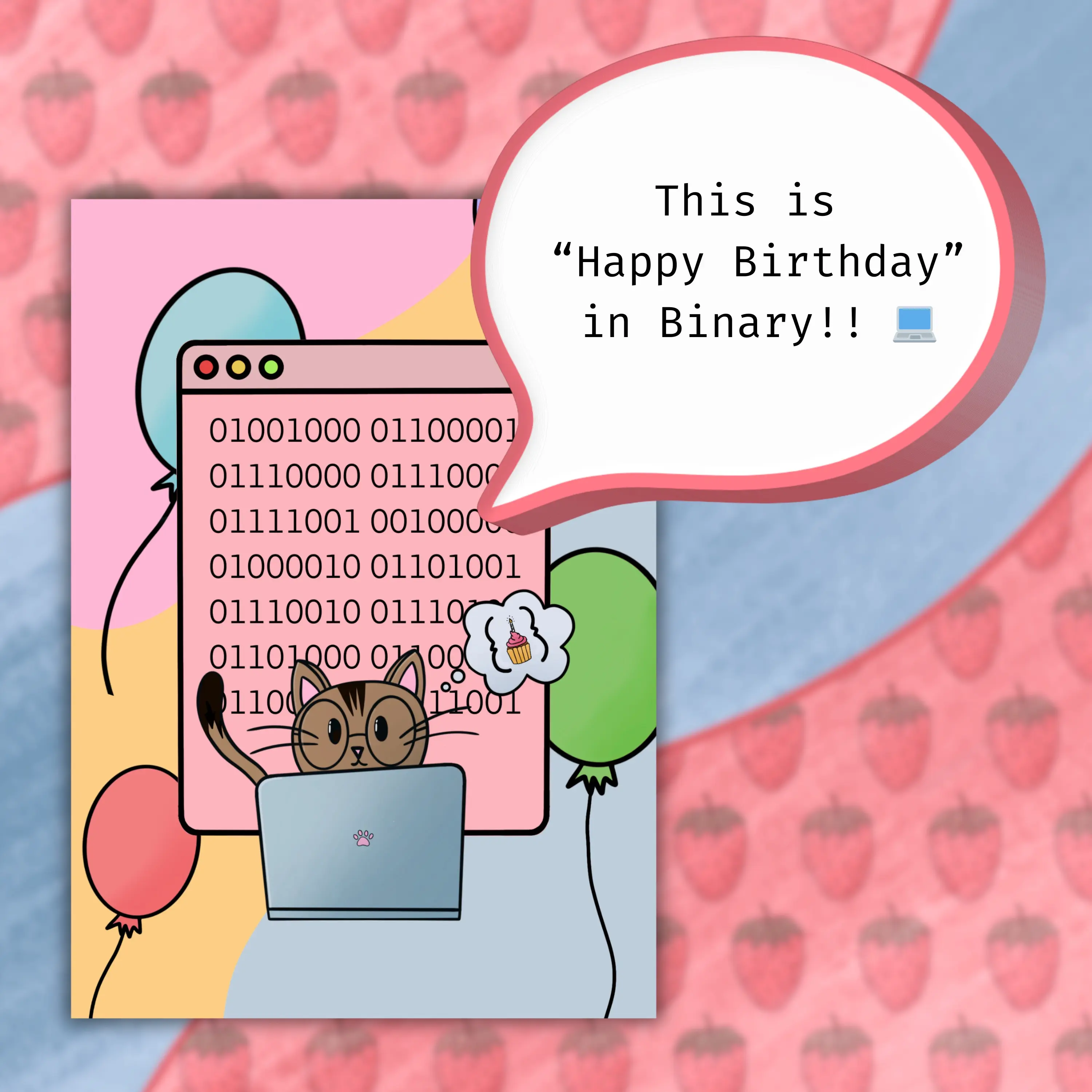 Software Developer Birthday In Java Happy Birthday Card Happy Birthday Software Engineer Happy Birthday ...