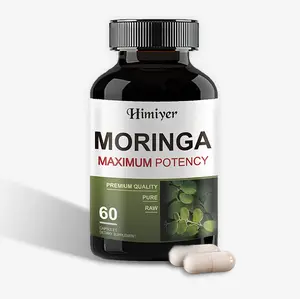 HIMIYER Organic Moringa 800mg x2 Daily Dose | Fast-Absorbing Immune & Gut Support | Antioxidant-Rich Energy Boost, Vegan Capsules, Non-GMO, 60 Caps