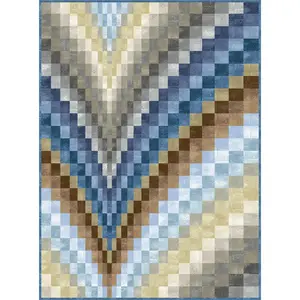 Bargello Wave Quilt Kit – Glaze II & Glaze III Options (71” x 96”)