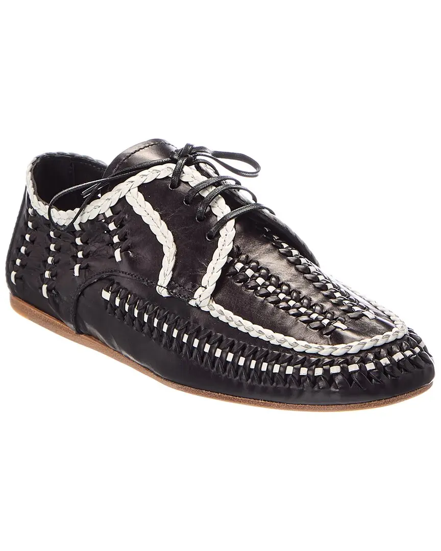 Prada Two Tone Leather Loafer
