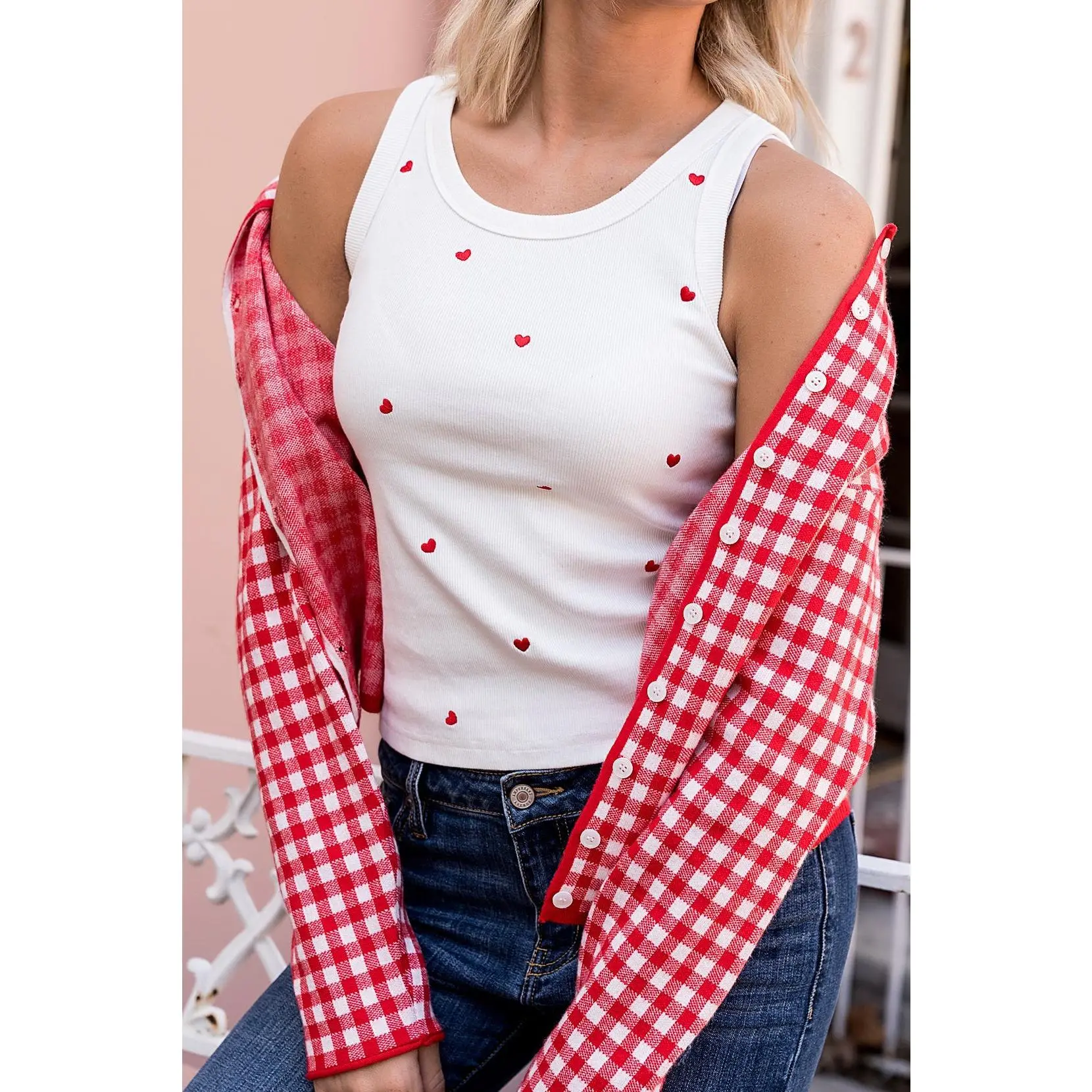 i heart me tank top ashley williams - TikTok Shop