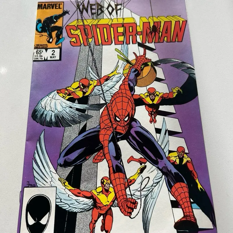 Web of Spider-Man #2 Vol. 1 1985 Marvel Comics High Grade Comic Book VF-