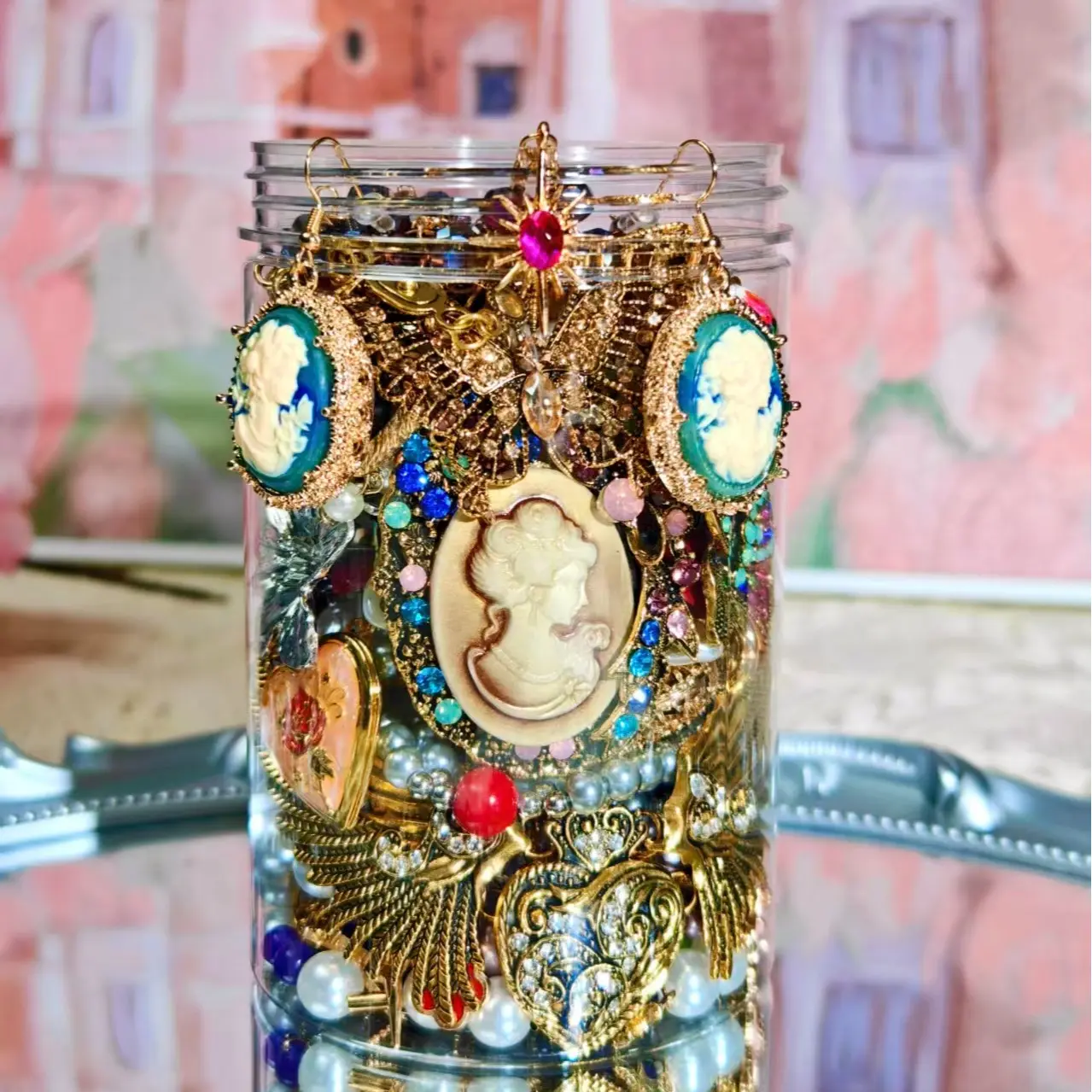 Vintage Reverie | MIYA Jewelry Jar | Handcrafted Theme Collection | Brand New & Unused Accessories | Fixed Design | Creator Favorite