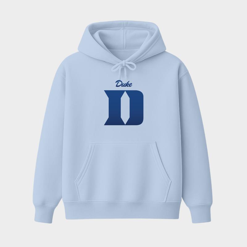 Vintage Duke Inspired University Hoodie For Men Women, Retro Collegiate Graphic Sweatshirt, Unisex Streetwear Pullover, Cozy Game Day Fan Gift Top