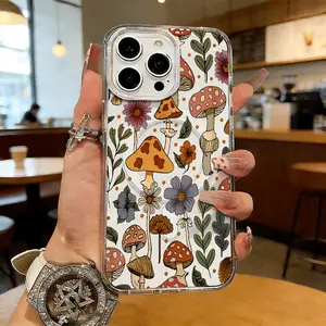 Cute Food Doodle Magnetic MagSafe Snap Case for iPhone 17/16 Pro Max 15 Pro 14 13 12 Mini 11 XR XS Plus SE Shockproof Slim Protective Cover