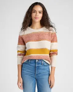 Marled Colorblock Sweater