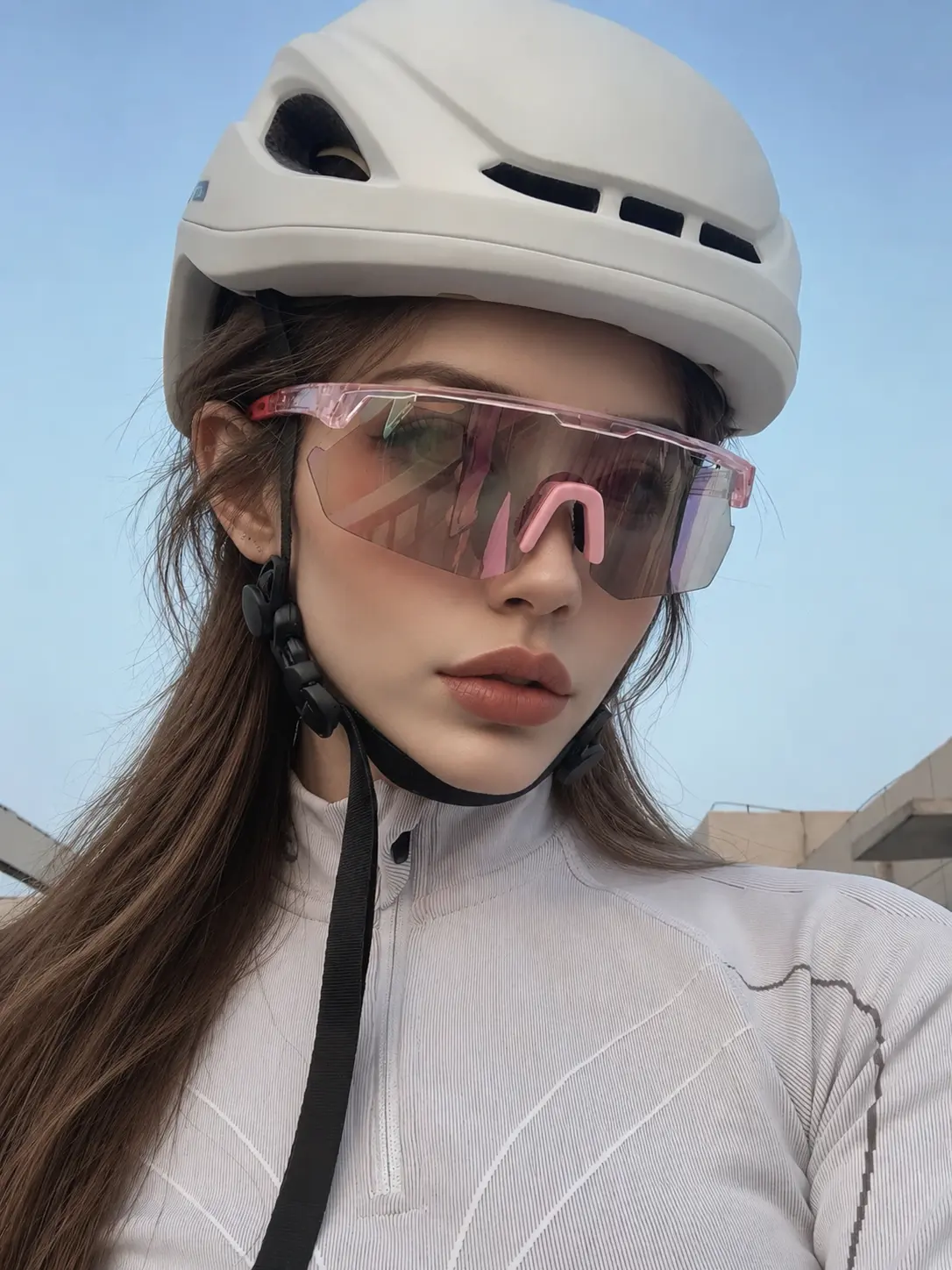 Cycling Sunglasses, Men Women Outdoor Mountain Sports Windproof Photochromic Eyewear, Day & Night Multifunctional Goggles for Running, Night Riding Bike Accessories, Road Cycling Gear, Plastic