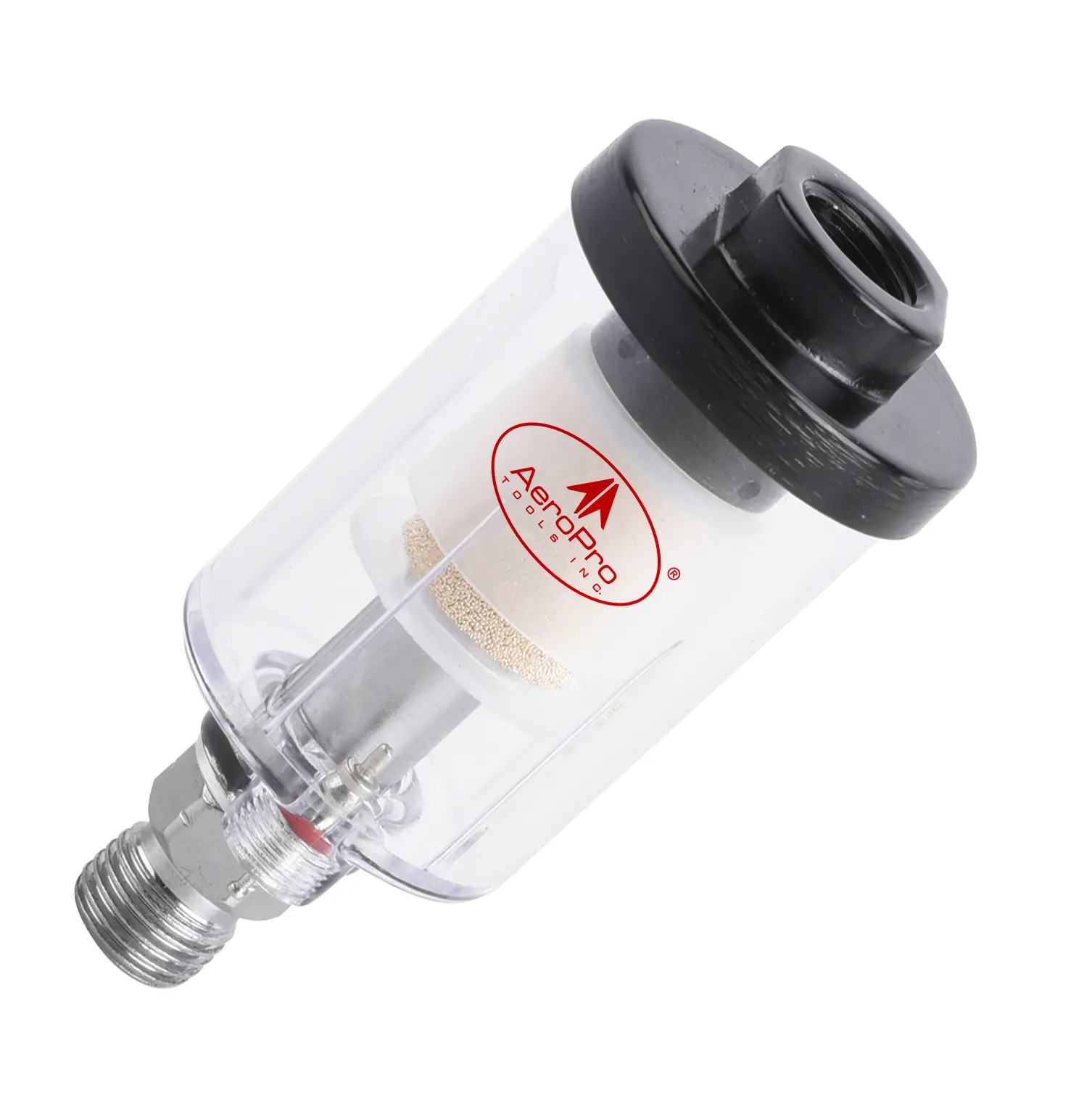 AEROPRO Tools Water Oil Separator for Pneumatic Spray Gun Air Tools Air Line 1/4 inch NPT Inlet and Outlet
