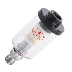 AEROPRO Tools Water Oil Separator for Pneumatic Spray Gun Air Tools Air Line 1/4 inch NPT Inlet and Outlet