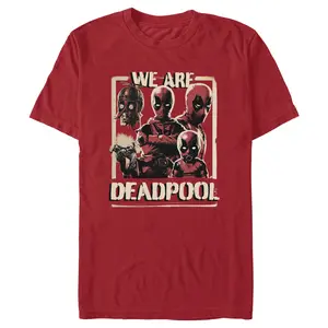 Men's Marvel: Deadpool & Wolverine We Are Portraits T-Shirt