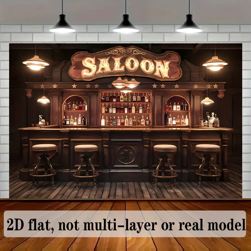 Cowboy Tapestry - Smooth, Lightweight Country Rustic Prairie Style Southern Tapestry, Western Bar Backdrop, Vintage Home Decor for Living Room, Indoor Party Photography Background, Country Rustic Tapestries